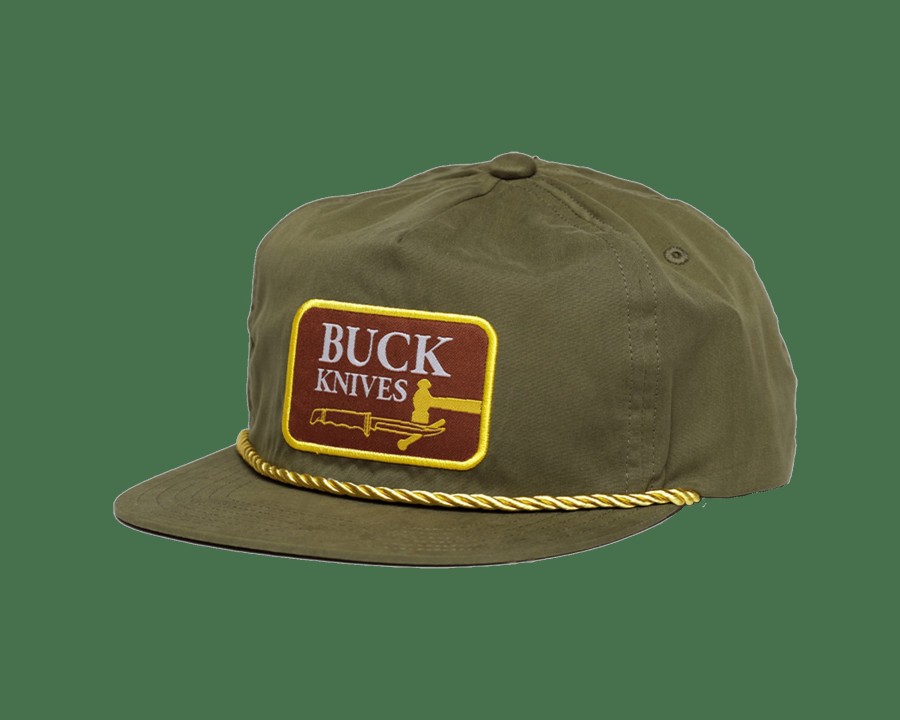 Buck Gear Buck Knives | Vintage Buck Logo Hat - Green