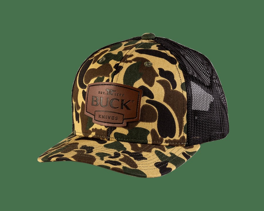 Buck Gear Buck Knives | Buck Duck Camo Logo Truckerhat