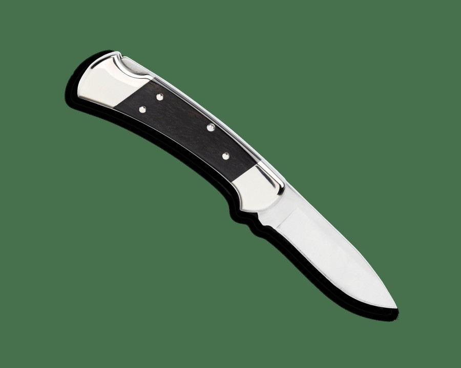 Knives Buck Knives | 112 Ranger Knife - Nickel Silver Drop Point