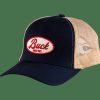 Buck Gear Buck Knives | Buck Embroidered Logo Trucker Hat - Blue/Khaki