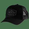 Buck Gear Buck Knives | Buck Embroidered Logo Trucker Hat - Black